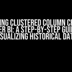 Mastering Clustered Column Charts in Power BI: A Step-by-Step Guide to Visualizing Historical Data