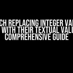 SQL: Batch Replacing Integer Values in a Query with Their Textual Values – A Comprehensive Guide